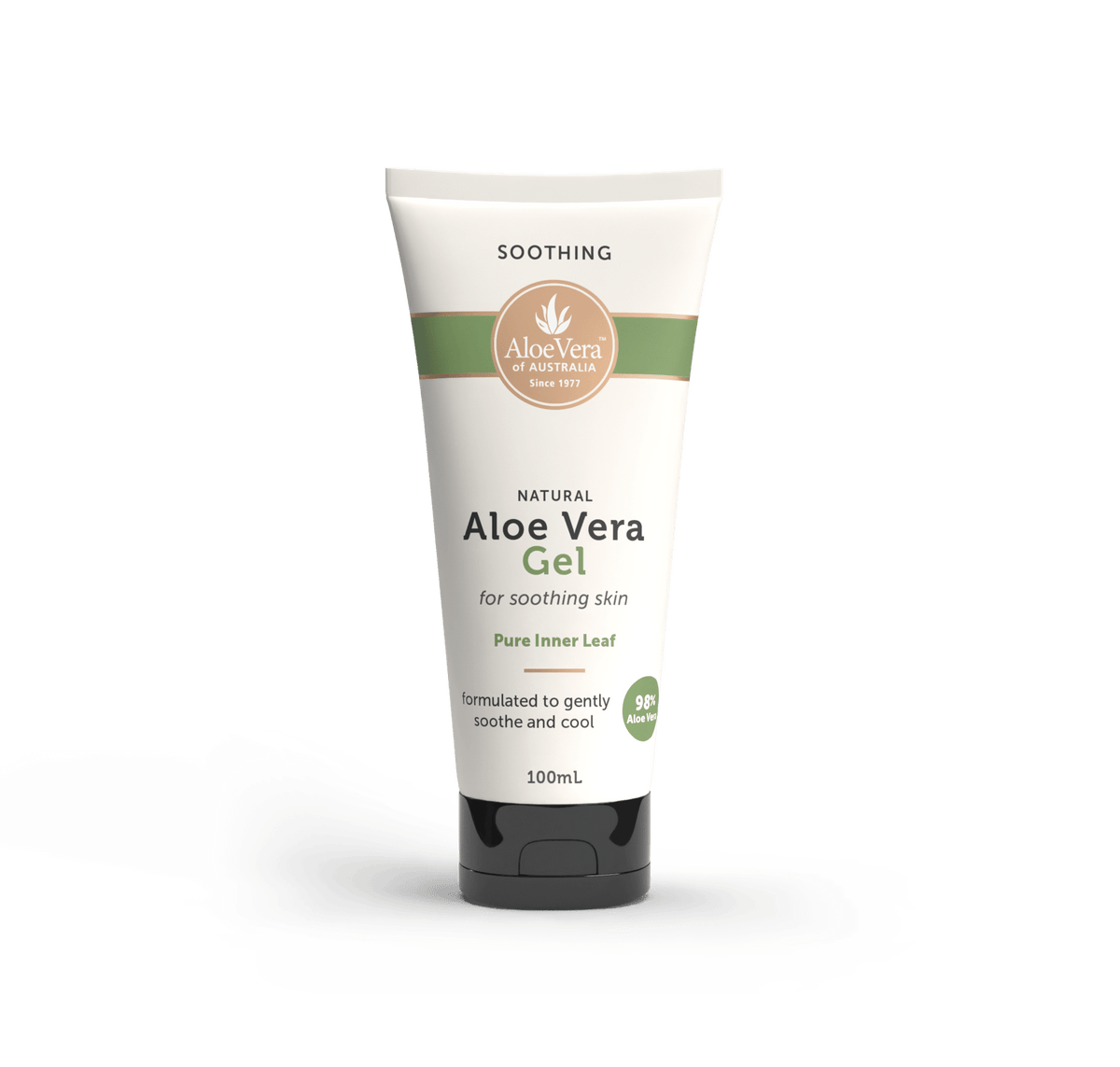 Aloe Vera Gel Tube 98% 100ml - Health & Eco