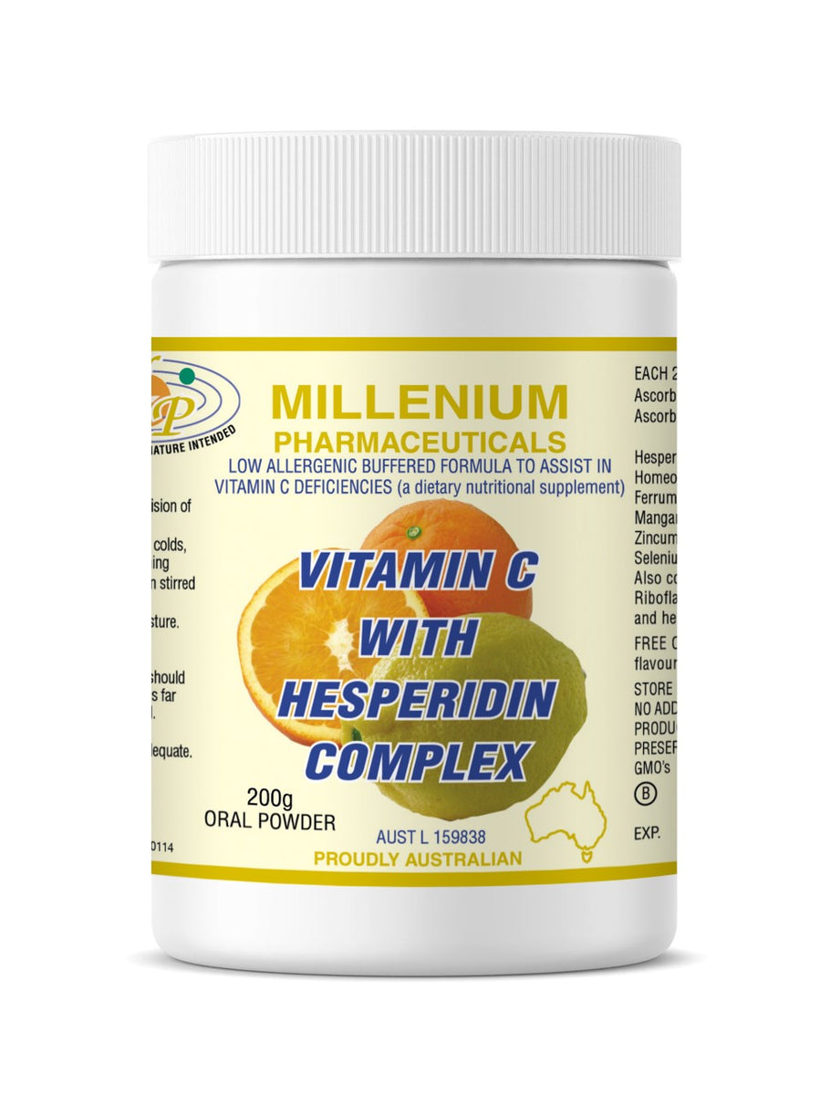 Millenium Pharmaceuticals White Vitamin C with Hesperidin Complex Oral